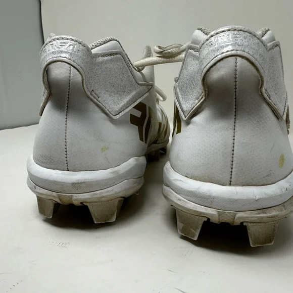 Men’s Adidas Freak 22 gold white 12 football cleats - Picture 12 of 13